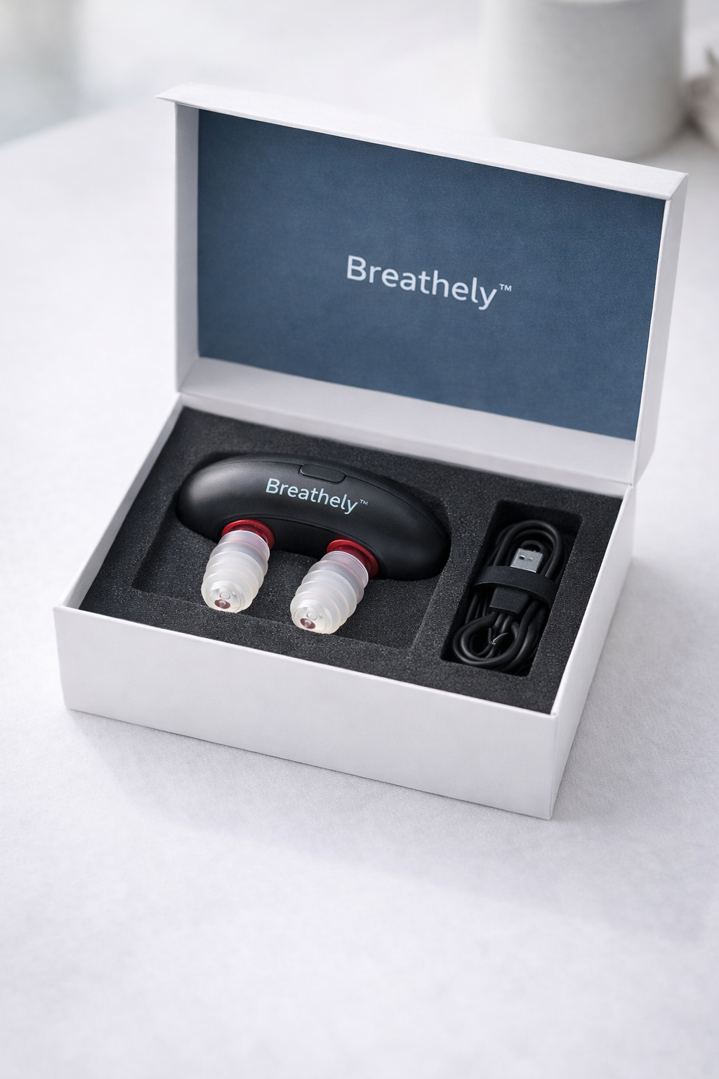 Breathely™ – Medicijnvrij Apparaat bij Neusverstopping